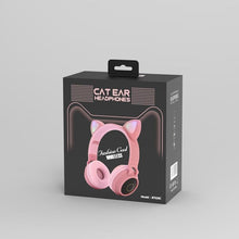 Load image into Gallery viewer, New Arrival LED Cat Ear Noise Cancelling Headphones Bluetooth 5.0 Young People Kids Headset Support TF Card 3.5mm Plug With Mic