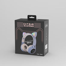 Load image into Gallery viewer, New Arrival LED Cat Ear Noise Cancelling Headphones Bluetooth 5.0 Young People Kids Headset Support TF Card 3.5mm Plug With Mic
