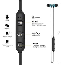 Load image into Gallery viewer, Wireless Bluetooth Earphone Stereo Headphones Sport Bluetooth Headset Earbuds Magnetic Earpiece With Mic For IPhone Xiaomi
